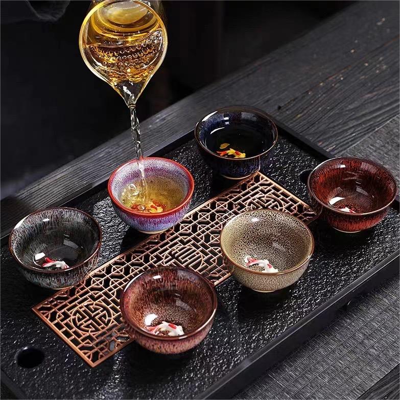 #154 Ceramic Tea Cup Set 6pcs