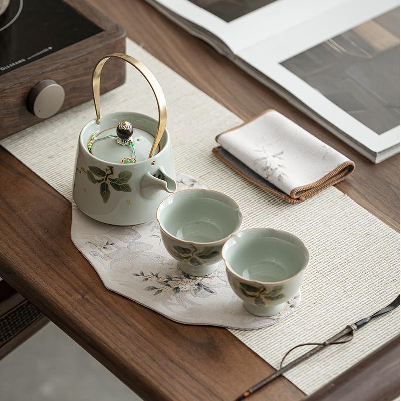 Hand-Painted Chinese Teapot Set