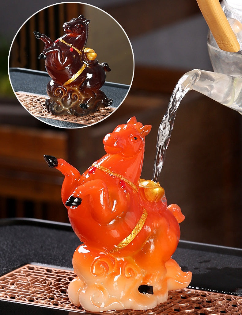 Creative Tang Horse Color-Changing Tea Pet
