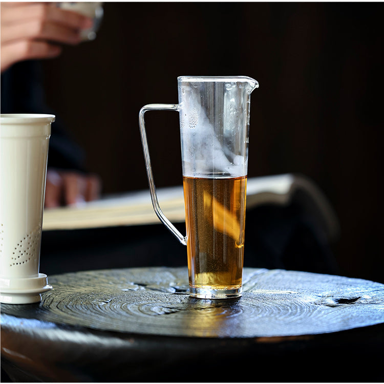 Dancer Glass Teapot with Removable Infuser (For Ginseng)- Premium Loose Leaf Tea Brewer with Perfect Steeping Control