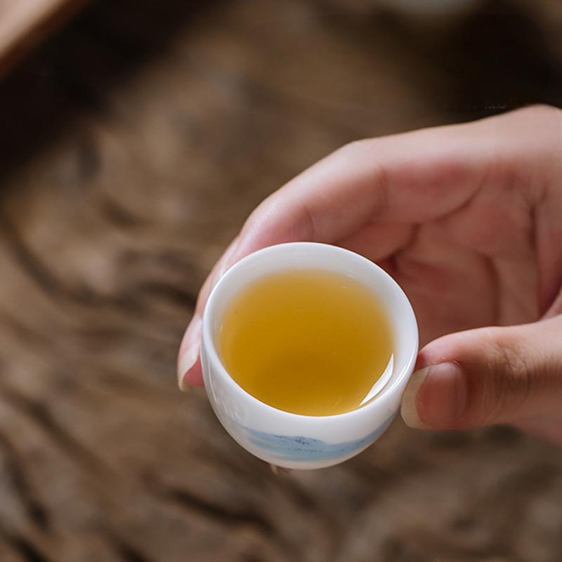 Blue Print Oriental Jingdezhen Liquor Set