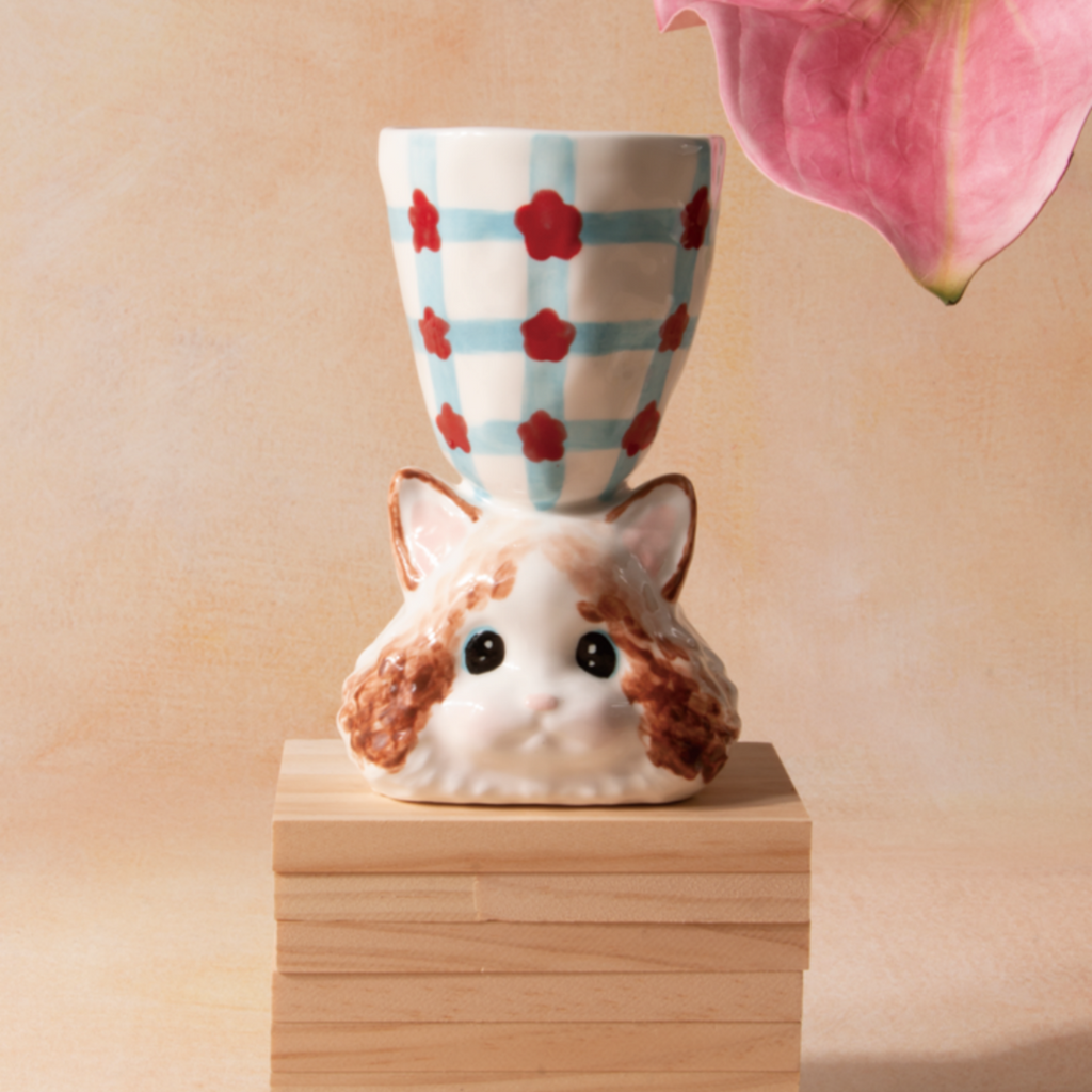 Limited Edition Handmade Cute Dog Ceramic Cup