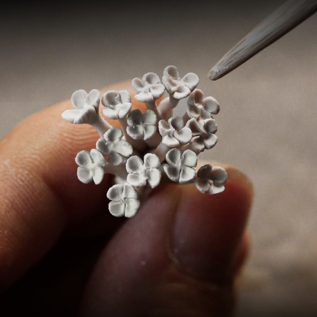 Intangible Cultural Heritage White Porcelain Osmanthus Flower Scented Aroma Diffuser Gift Set – Handcrafted Ceramic Reed Diffuser with Natural Essential Oils