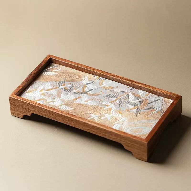 Japanese Style Black Walnut Dry Tea Tray