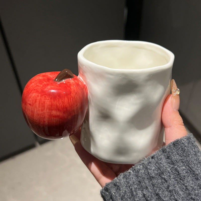 Charming Handmade Fruit Ceramic Mug