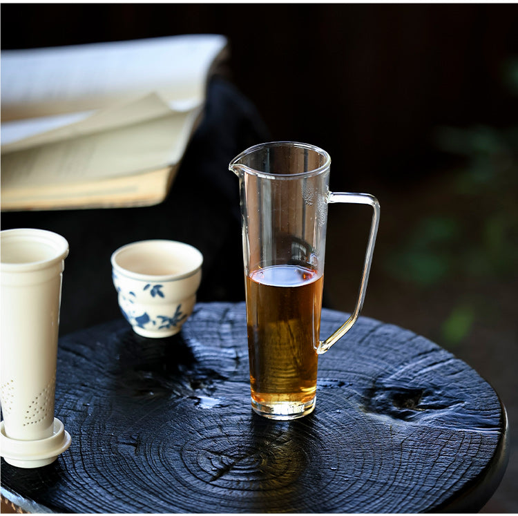 Dancer Glass Teapot with Removable Infuser (For Ginseng)- Premium Loose Leaf Tea Brewer with Perfect Steeping Control