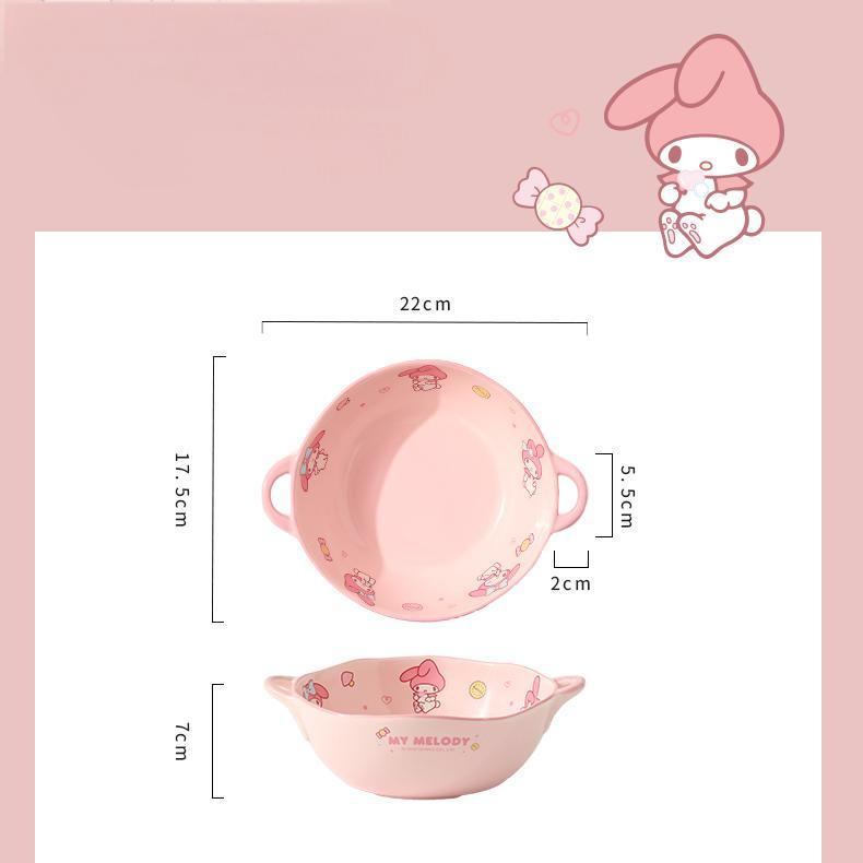 Sanrio Double-Handle Soup Bowl