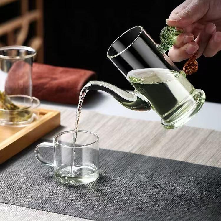 Dragon Handle Tea Cup with Separator