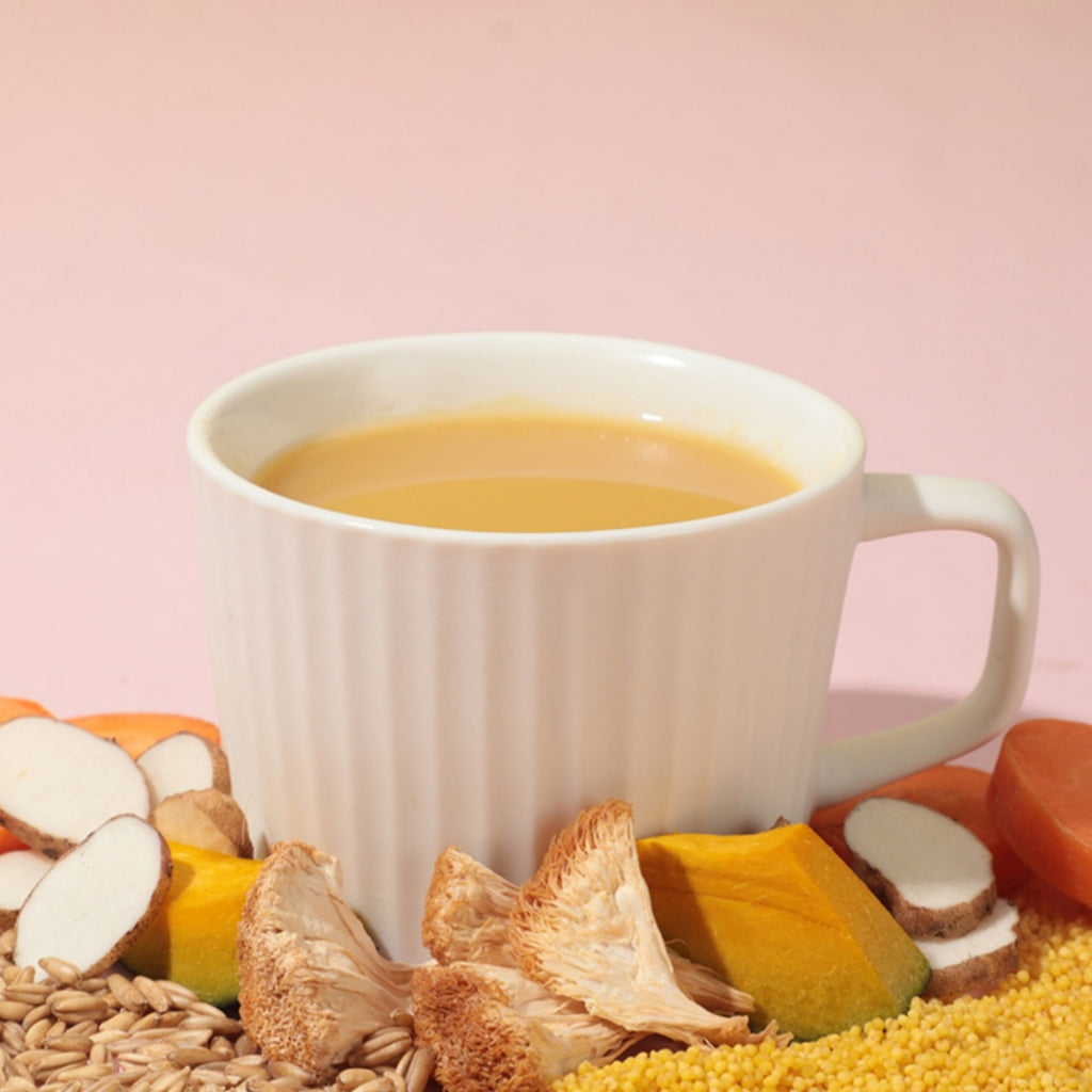 Premium Lion’s Mane Mushroom & Yam Pumpkin Congee