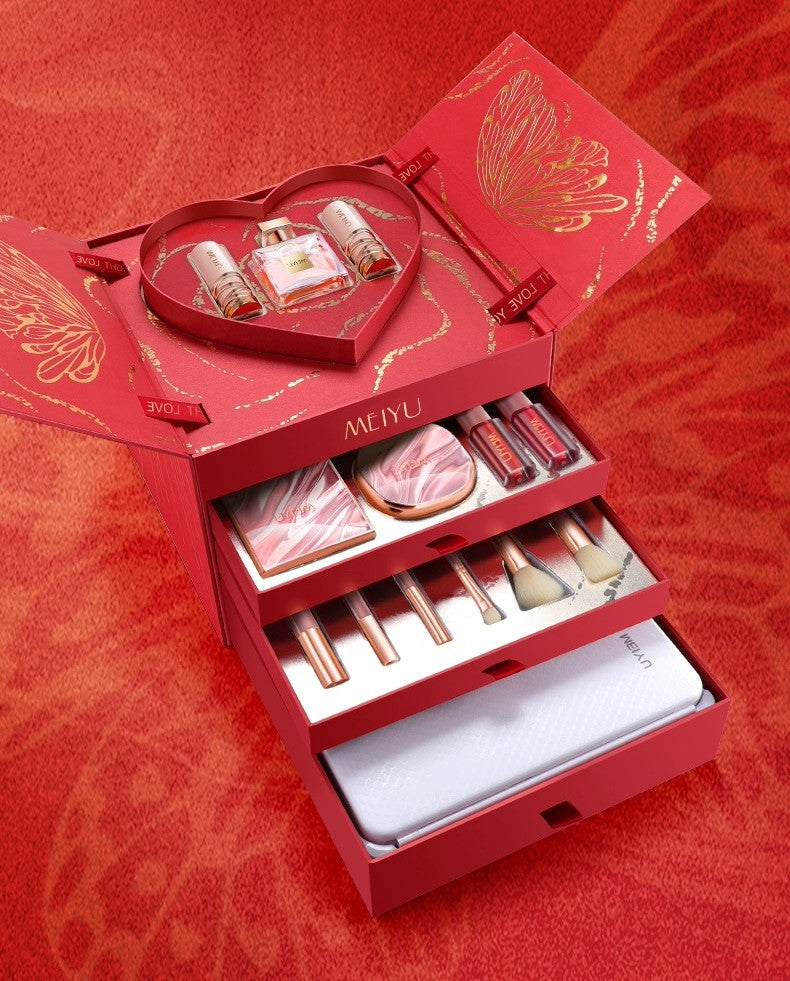 #B10 Beauty Box Red 14Pcs