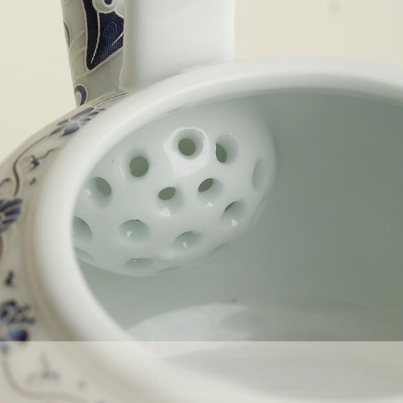 5Pcs Silver Wire Inlay Teapot Set