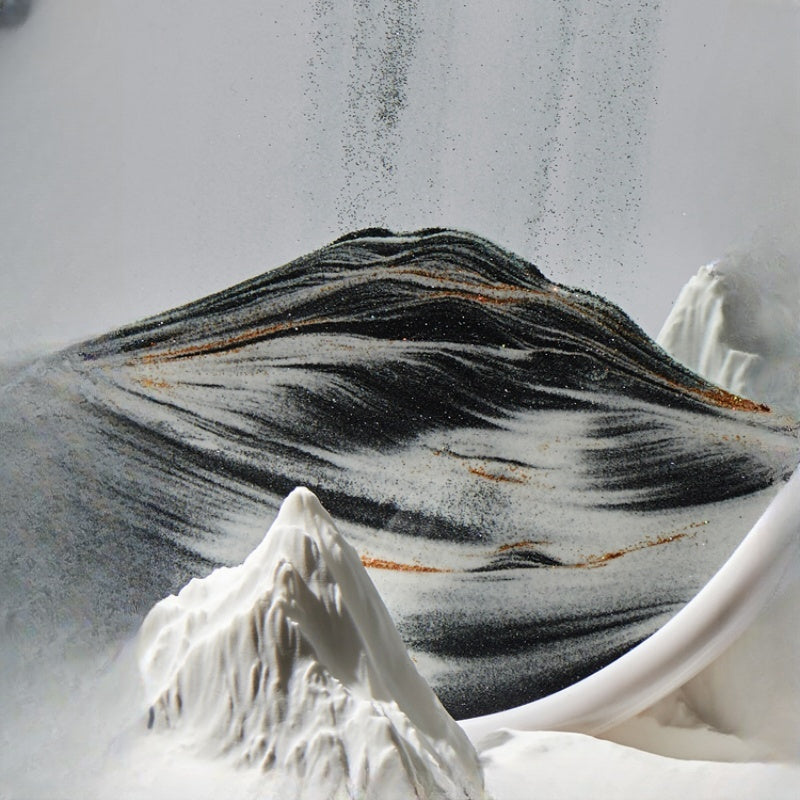 The Snow Mountain Sand Art Essential Oil Aromatherapy Decor
