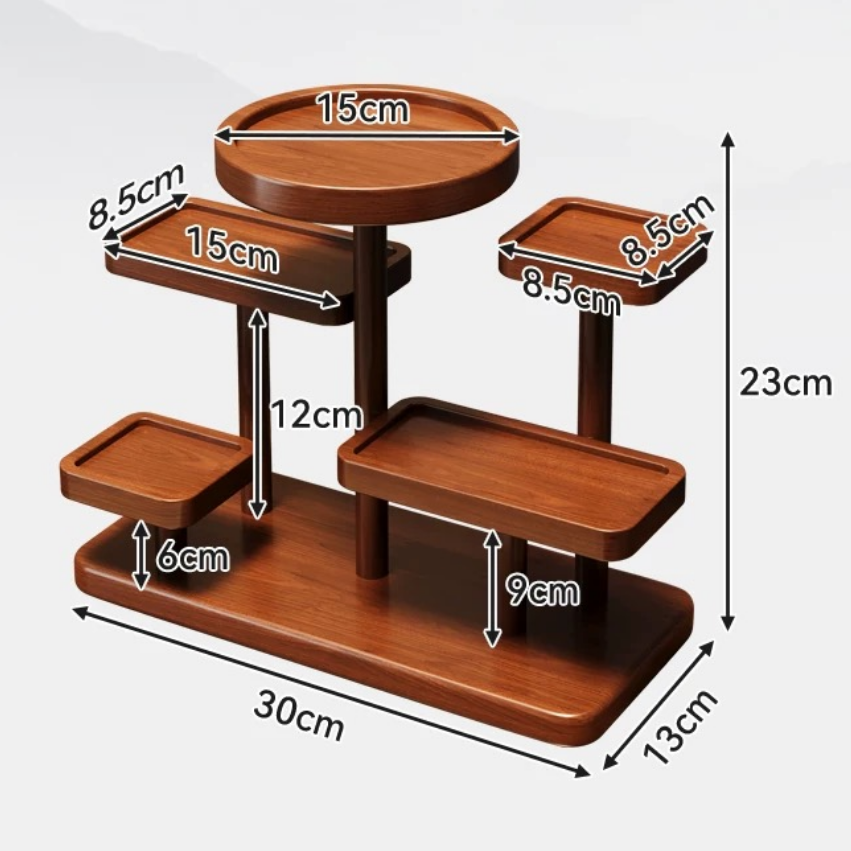Chinese Style Desktop Cup Rack Bogu Shelf