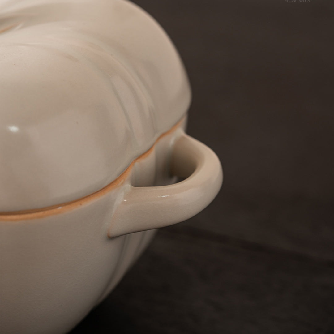 Traditional Ceramic Tea Brewing Set - Complete Electric Tea Stove Kit with Lid & Spoon