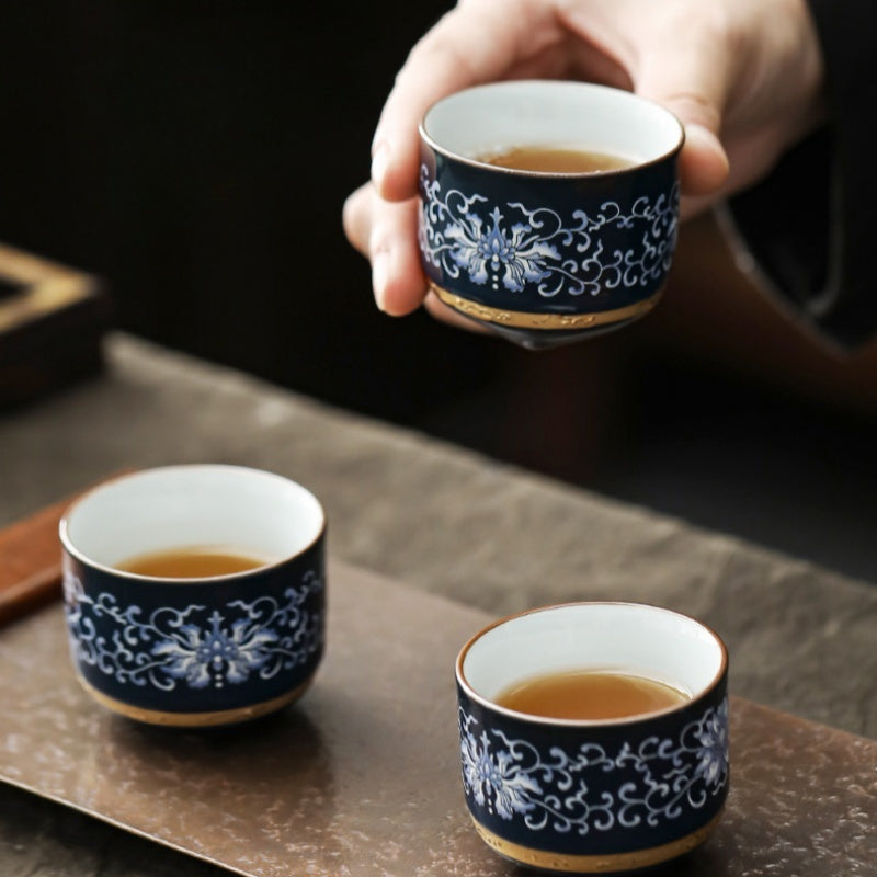 Imperial Cloisonné Gongfu Automatic Tea Set