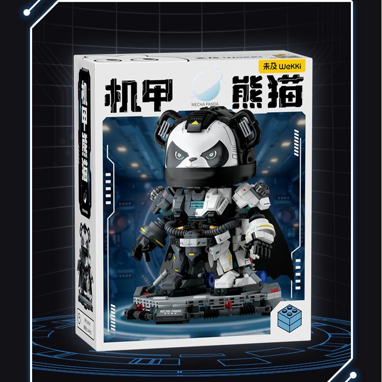 Astronaut Panda Building Blocks