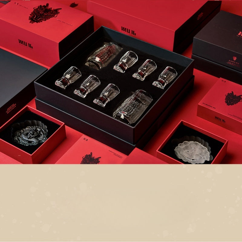 Premium Chenlong Crystal Wine Set Gift Box