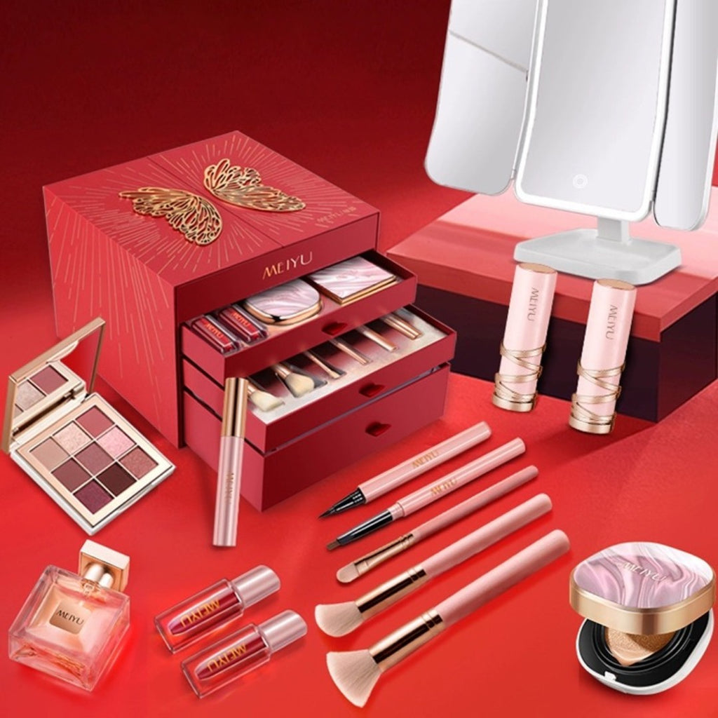 #B10 Beauty Box Red 14Pcs