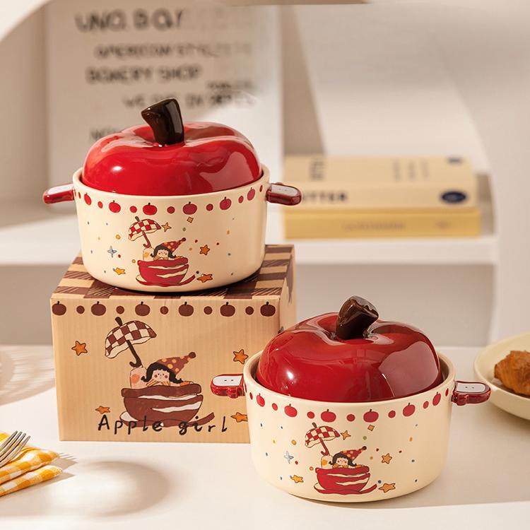 Apple Covered Instant Noodle Bowl