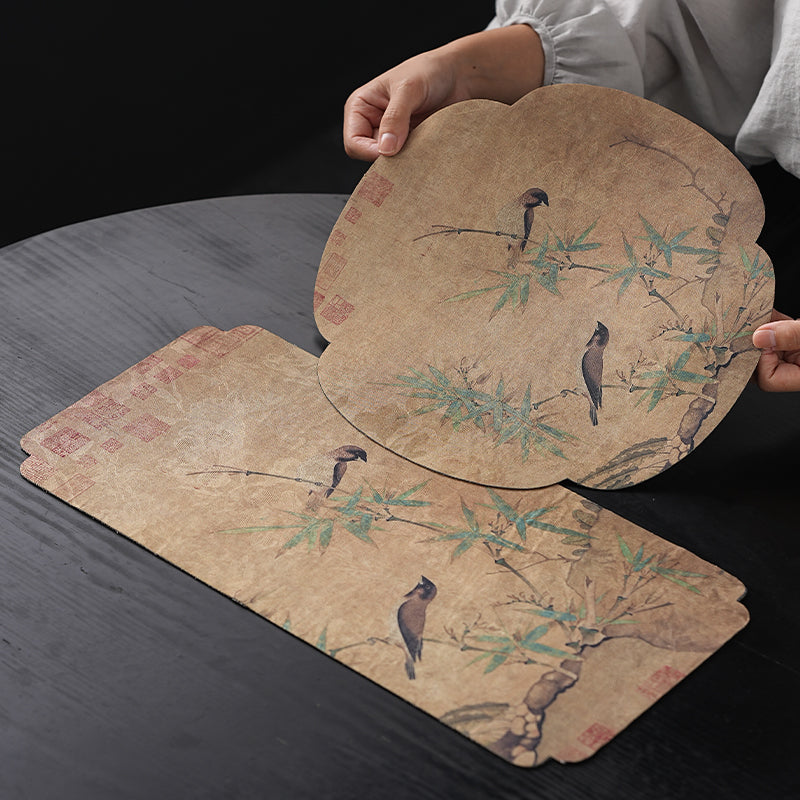 New Chinese Style  Waterproof Tea Mat