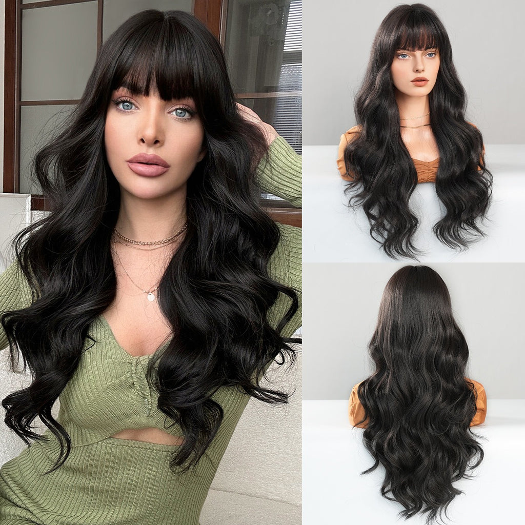 Luxurious Natural Look  Comfortable Fit Long Wigs