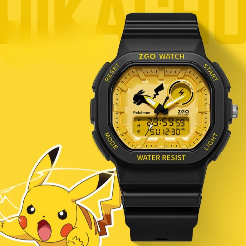 Pokémon Pikachu Fashion Dual Display Watch