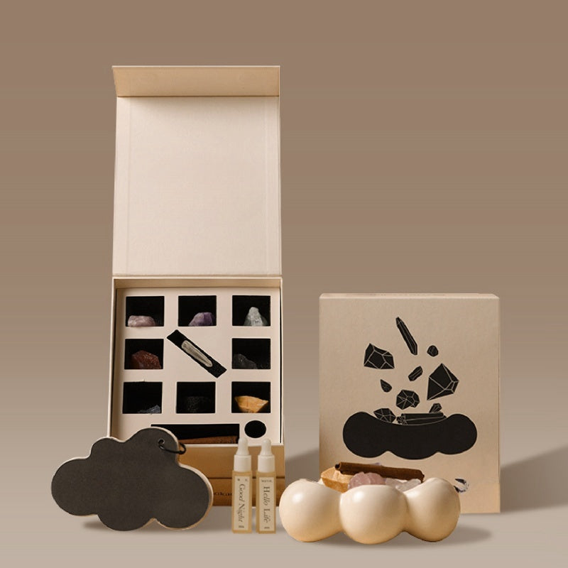The Romantic Healing "Cloud Knows" Series Crystal Aromatherapy Essential Oil Gift Box