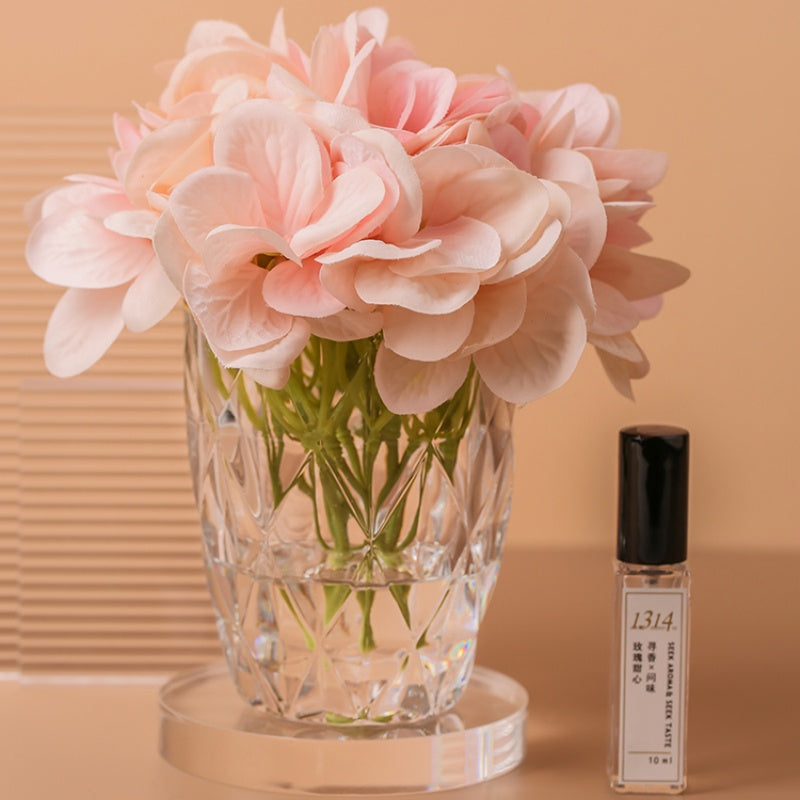 High Aesthetic Realistic Hydrangea Aromatherapy Diffuser Elegant Home Fragrance Decor