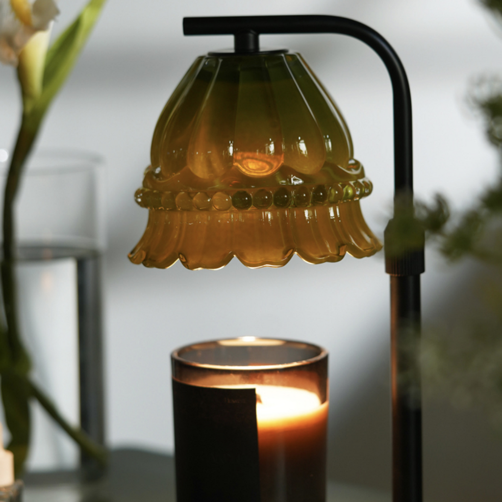 Lily of the Valley Aroma Wax Melter with Adjustable Height Temperature Control, and Timer, Flameless Scented Lamp