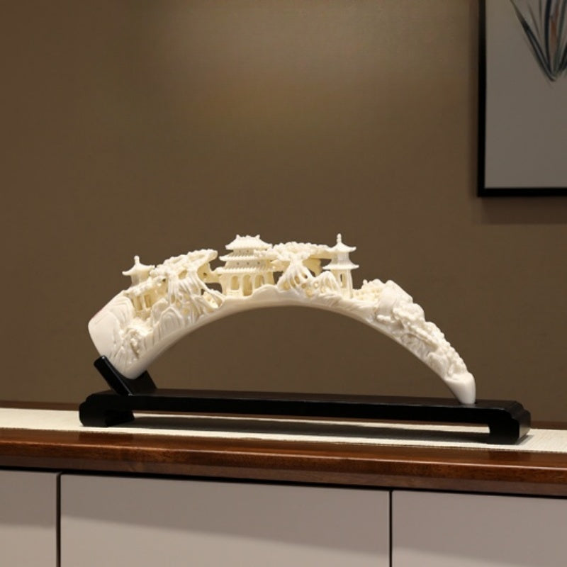 Eco Friendly Resin Home Decor Art Piece Handcrafted Sculpture for Elegant Living Spaces