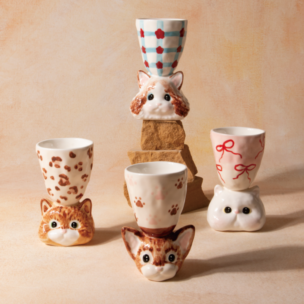 Limited Edition Handmade Cute Dog Ceramic Cup