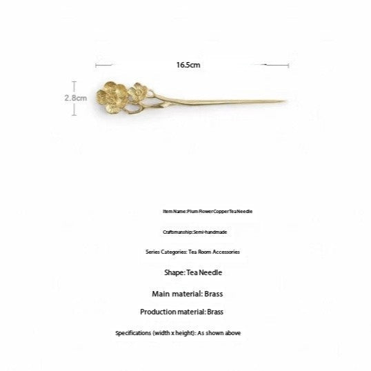 Plum Blossom Copper Tea Needle