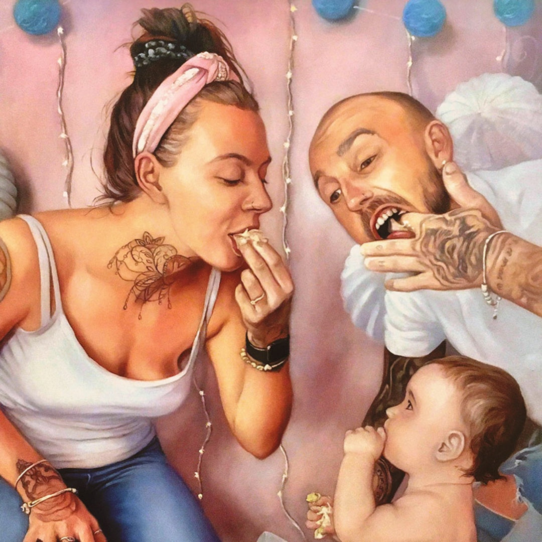 #070 Custom Handmade Portraits Painted From Your Photos