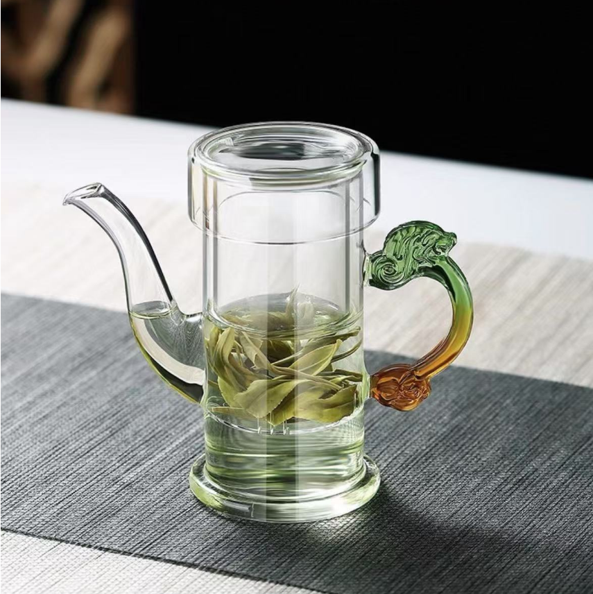 Dragon Handle Tea Cup with Separator