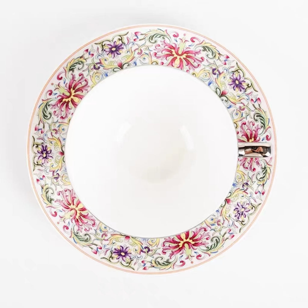 #158 Porcelain Tea Cup & Saucer Set Vintage Coffee Cup