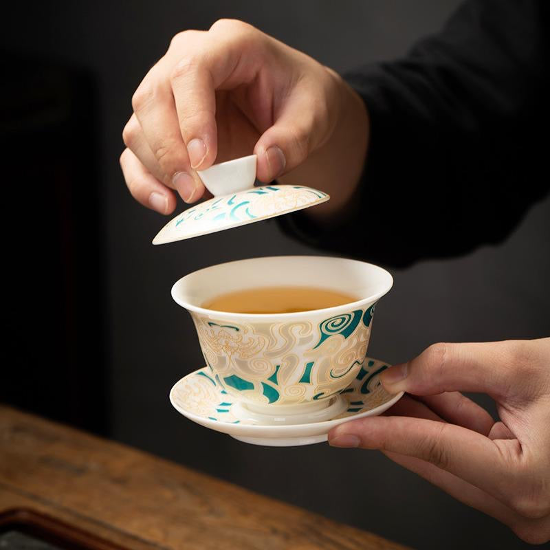 #153 Ceramic Portable Tea Set