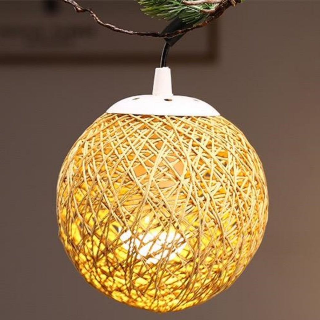 #328 Chinese Zen Ornaments with Rain Curtain and Rattan Lamp Ceramics Incense Burner