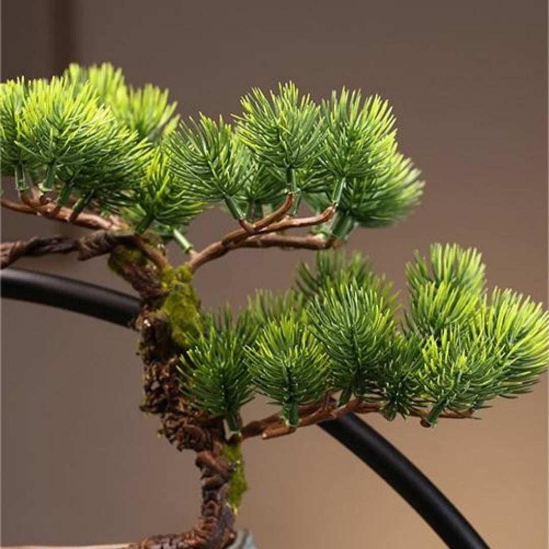 #328 Chinese Zen Ornaments with Rain Curtain and Rattan Lamp Ceramics Incense Burner