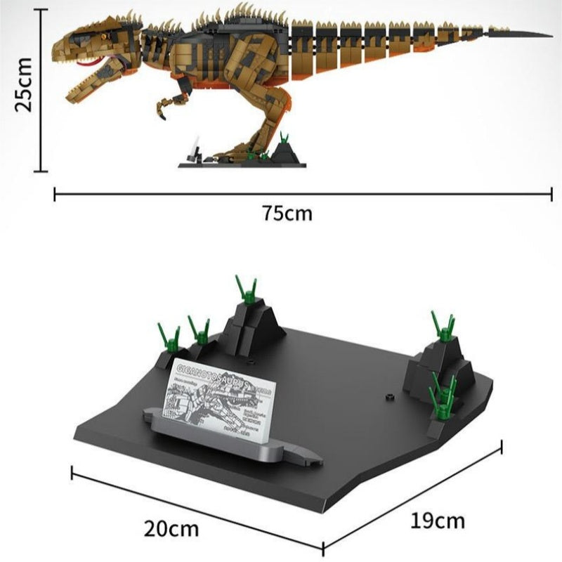 #352 Dinosaur Toy Building Set Movable Dinosaur Building Blocks