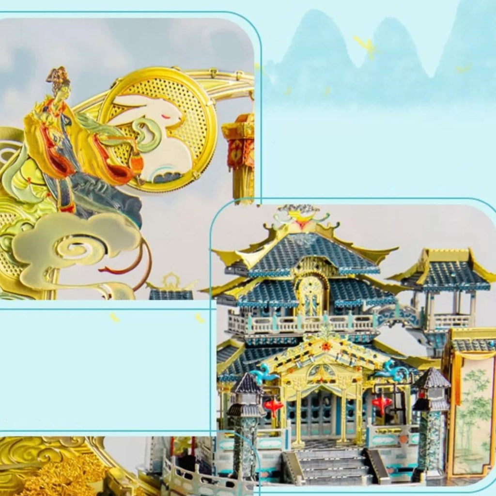 #182 3D Metal Puzzle Moon Palace Model Kits