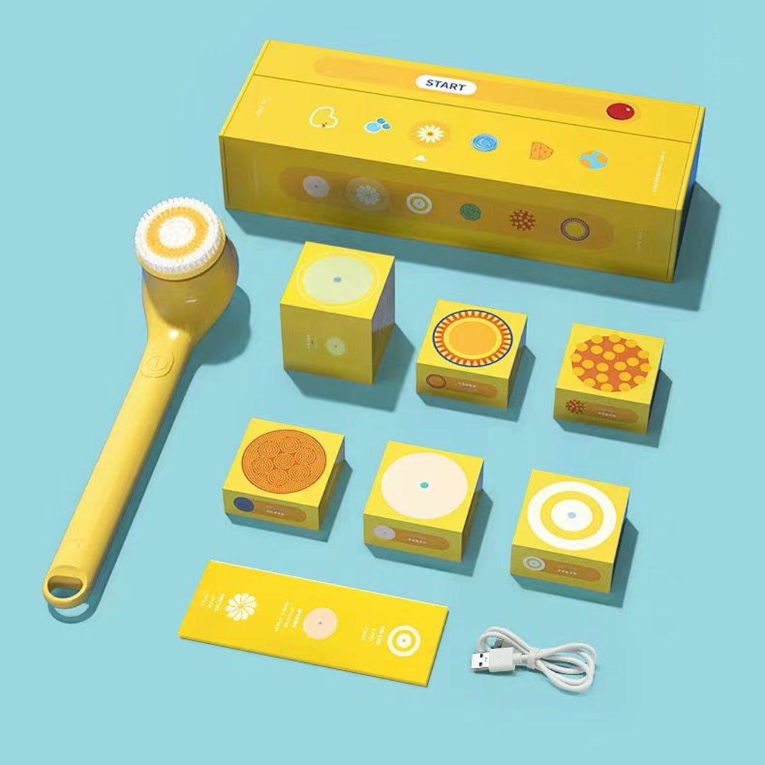 #354 Electric Body Brush Back Scrubber for Shower