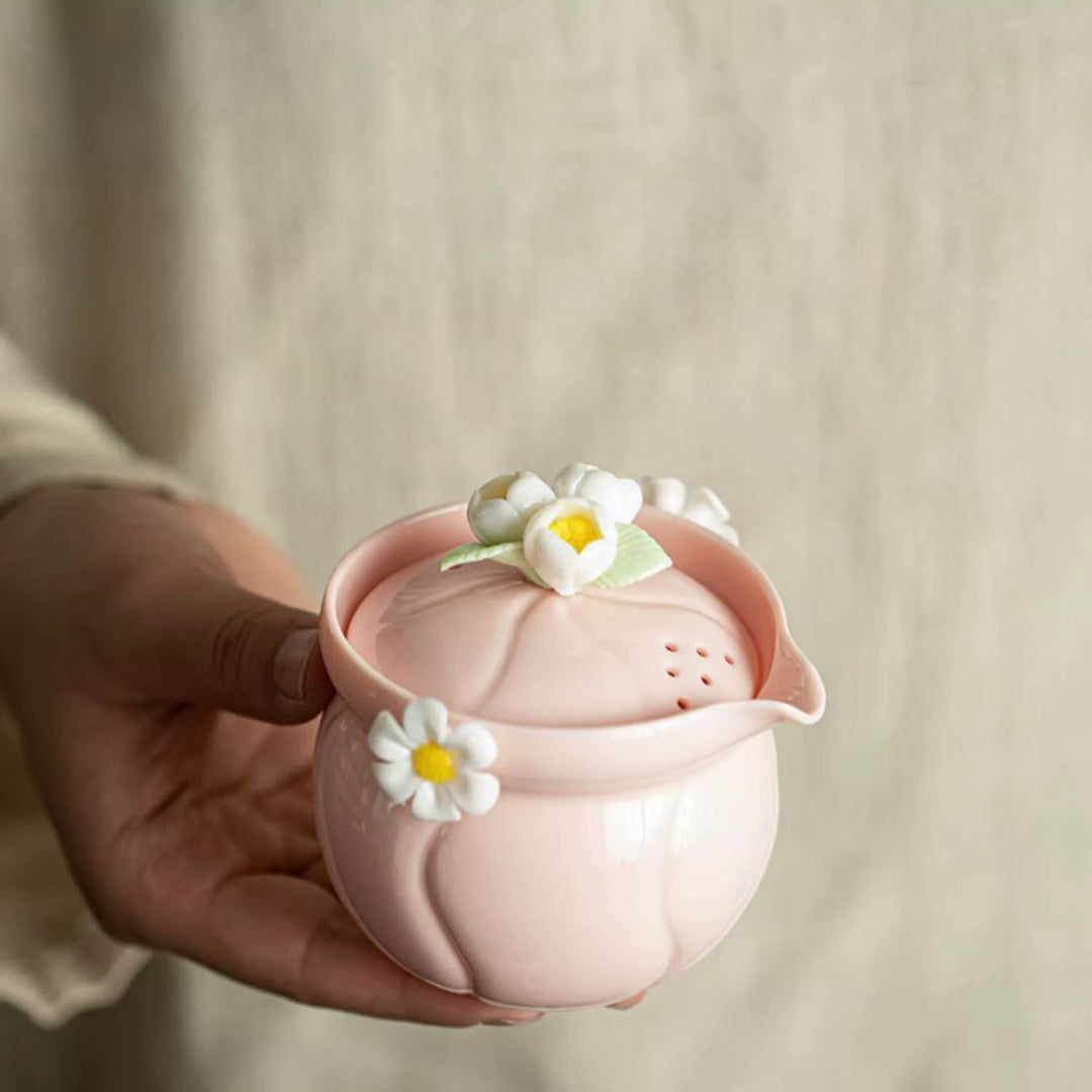 OG Peach Blossom Travel Tea Set