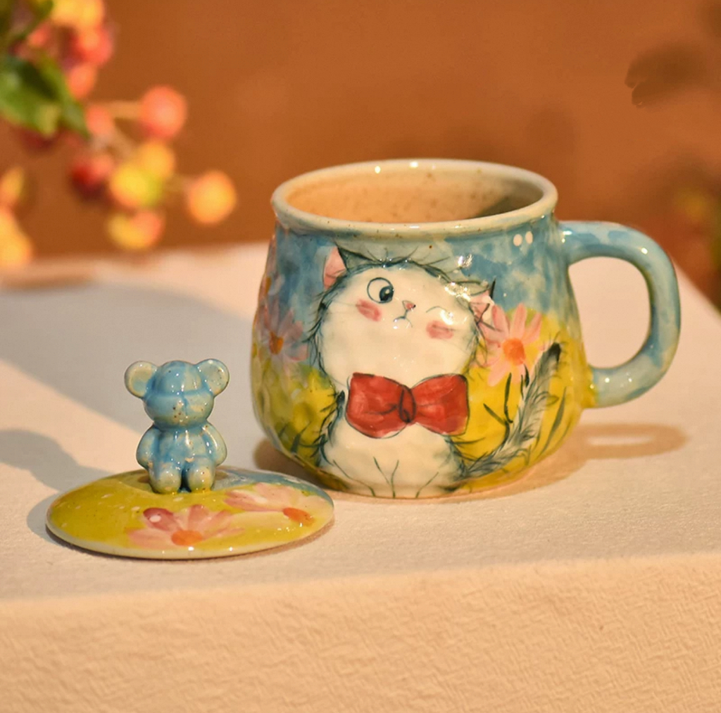 Hand-Painted Ceramic Mug