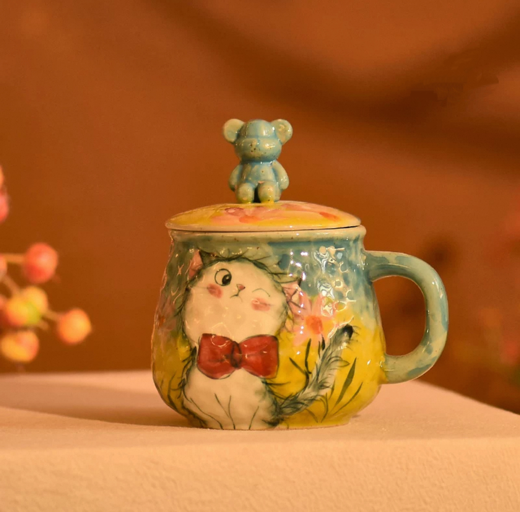 Hand-Painted Ceramic Mug