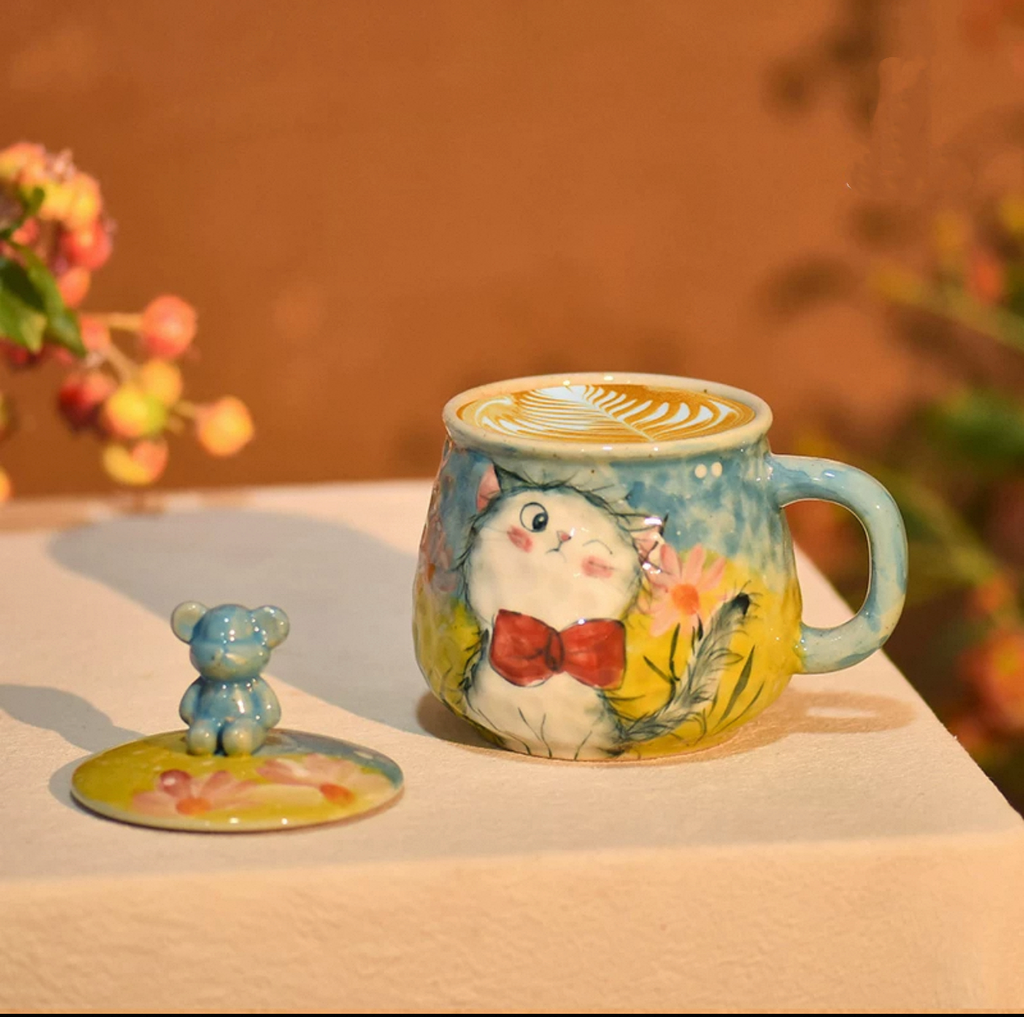 Hand-Painted Ceramic Mug