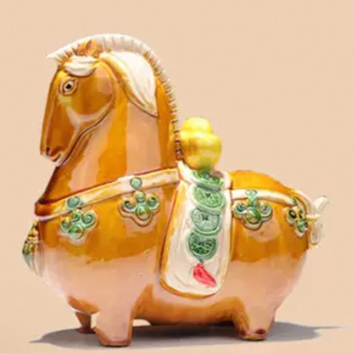 Handmade Ceramic Handicrafts And Ornaments For Money Making Horses