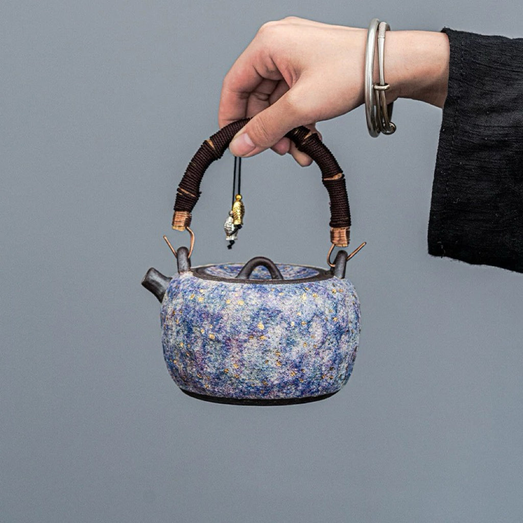 Handcrafted Rock Mineral Teapot 400ml