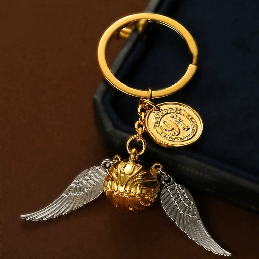 Harry Potter Golden Snitch Metal Keychain