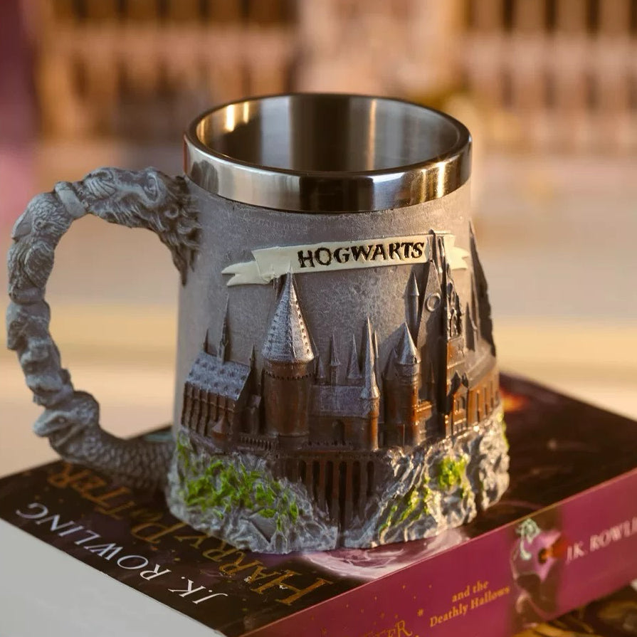 Harry Potter Stainless Steel Mug Hogwarts Castle House Cup