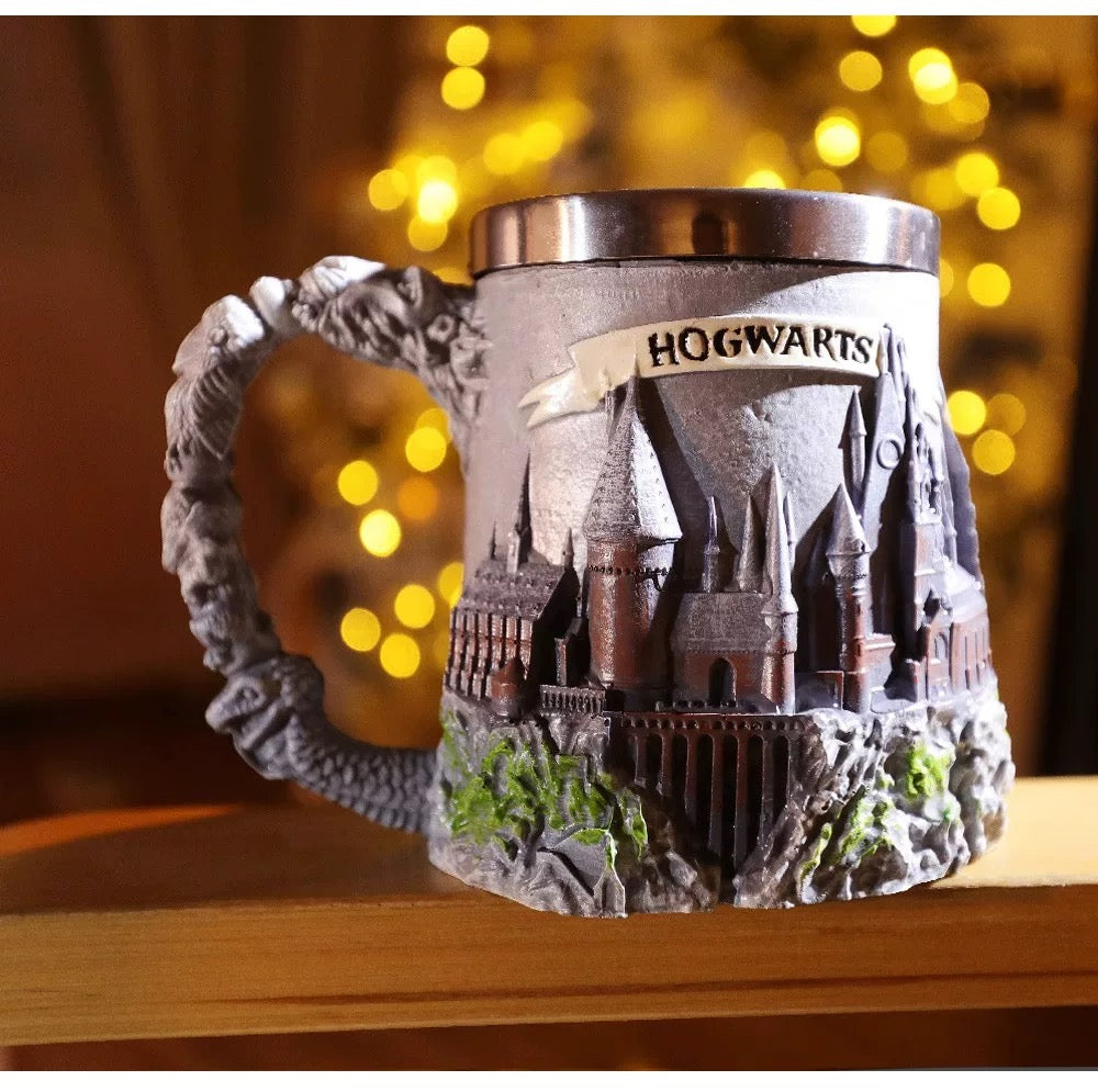 Harry Potter Stainless Steel Mug Hogwarts Castle House Cup